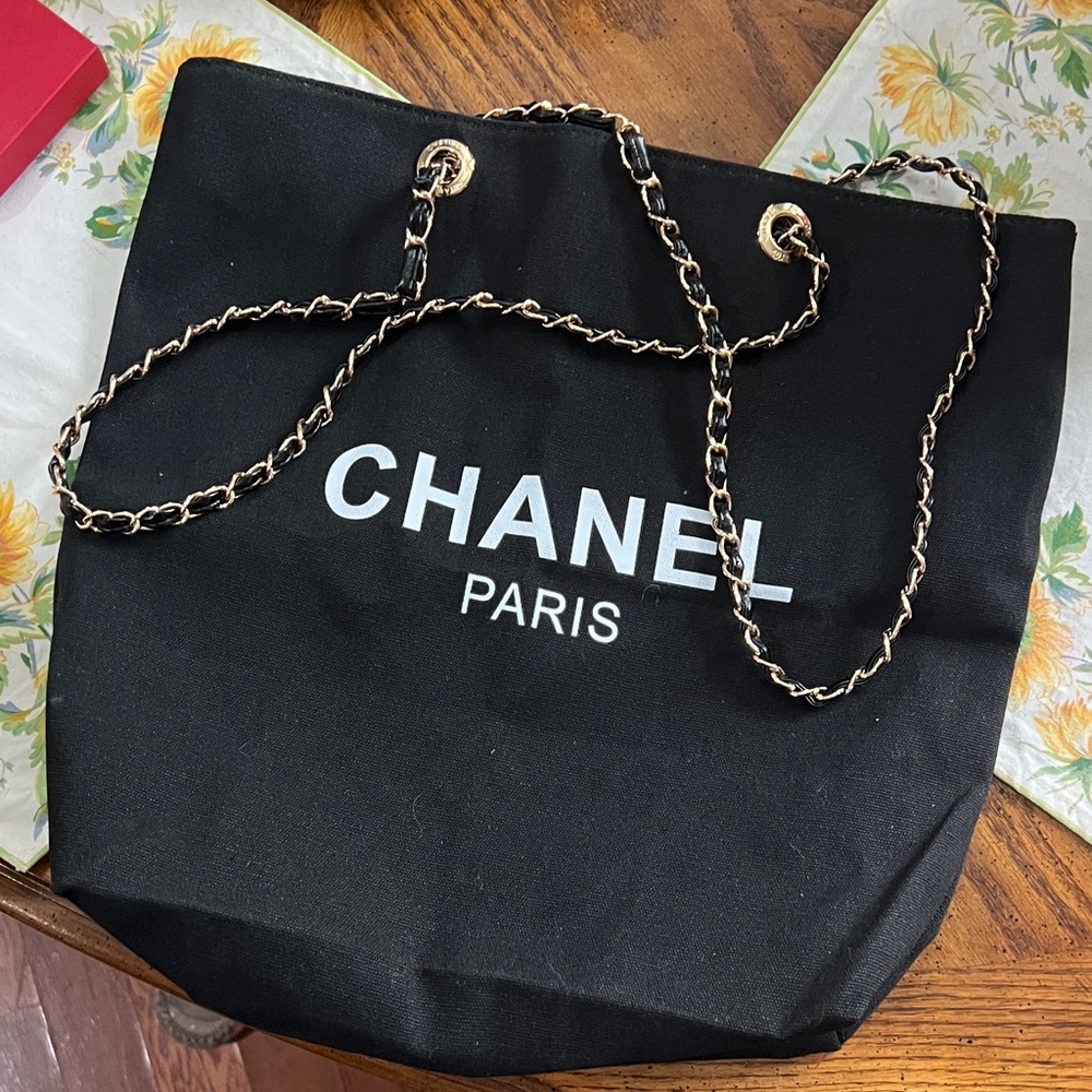 Chanel canvas tote VIP